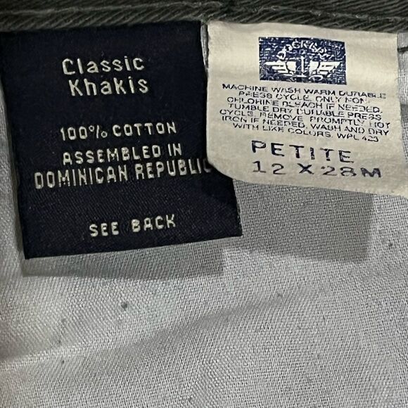 DOCKERS CLASSIC KHAKIS VINTAGE 5-POCKET STYLE LADIES CHINOS SIZE 12 PETITE - Picture 5 of 16